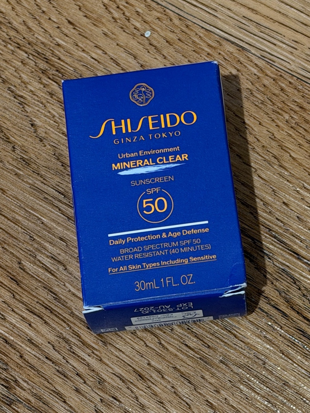 Shiseido Mineral Clear Sunscreen SPF 50 - 1 fl oz